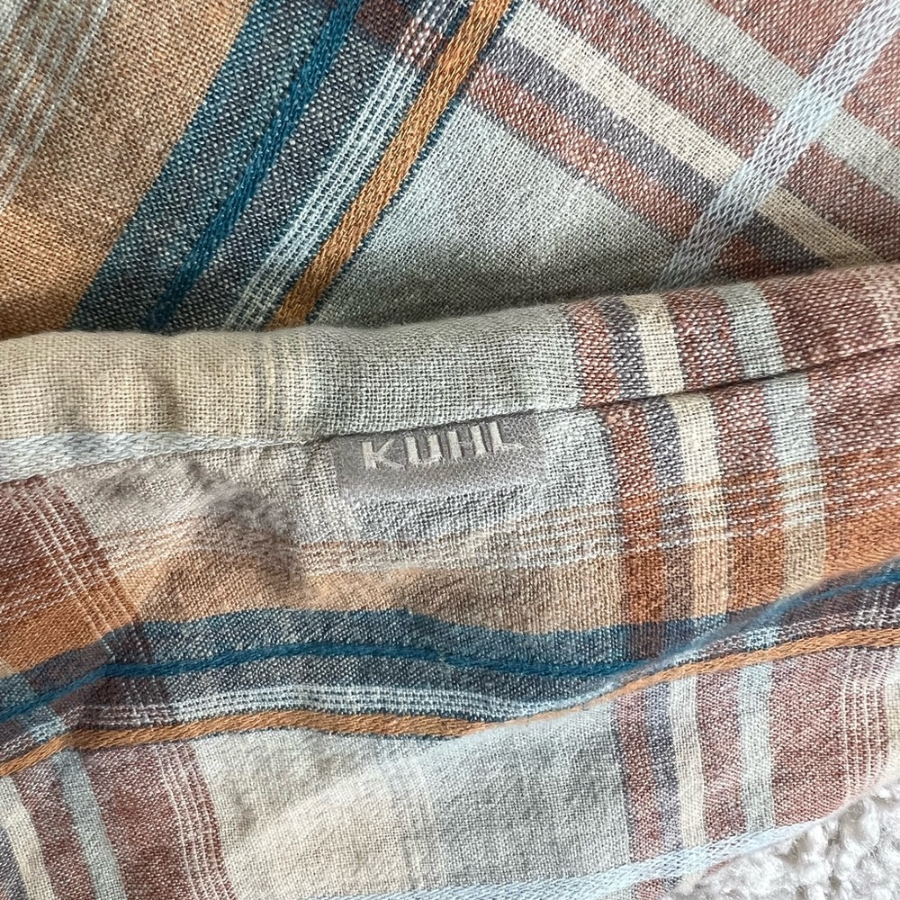 Kuhl Blue and Brown Plaid/Maroon Button-Down Shirt lot - Picture 12 of 14